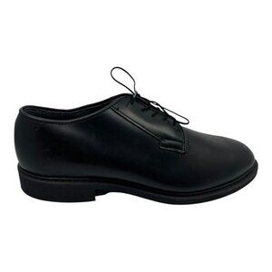 Bates Men's Oxford Dress Shoes Size 11D Black Leather Vibram Sole New Old Stock